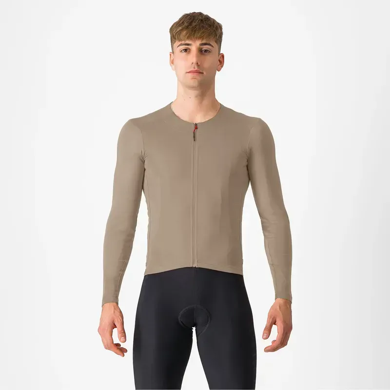 Castelli Fly Long Sleeve Jersey / Clay X-Large