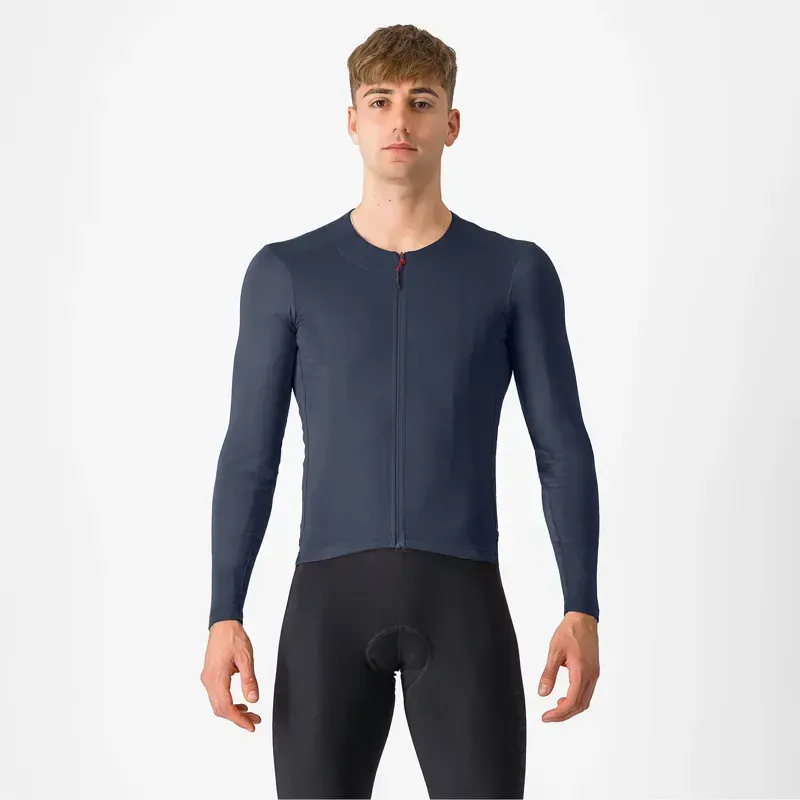 Castelli Fly Long Sleeve Jersey in Twilight Blue
