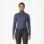 Castelli Alpha Doppio RoS Women's Jacket in Twilight Blue/Silver Reflex