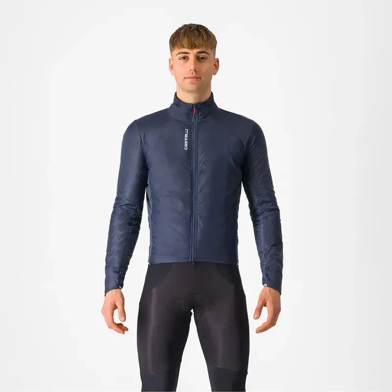 Castelli Fly Direct Jacket in Twilight Blue/Silver Grey