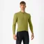 Castelli Espresso Thermal Men's Jersey In Sage/Deep Green