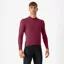 Castelli Espresso Thermal Men's Jersey In Deep Bordeaux