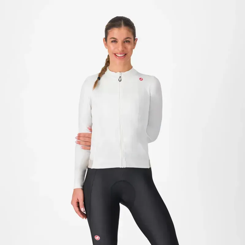Castelli Espresso Thermal Women's Jersey in Ivory/Silver Moon