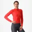 Castelli Espresso Thermal Women's Jersey in Hibiscus/Dark Grey