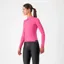 Castelli Espresso Thermal Women's Jersey in Violet Pink/Dark Grey
