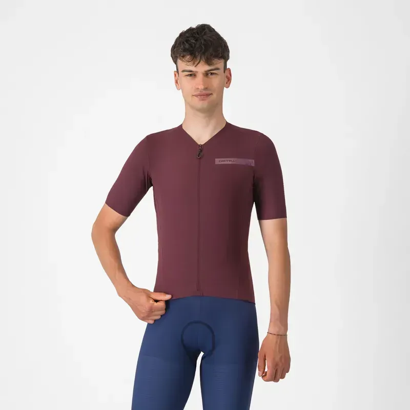 Castelli Premio Evo Jersey in Bordeaux