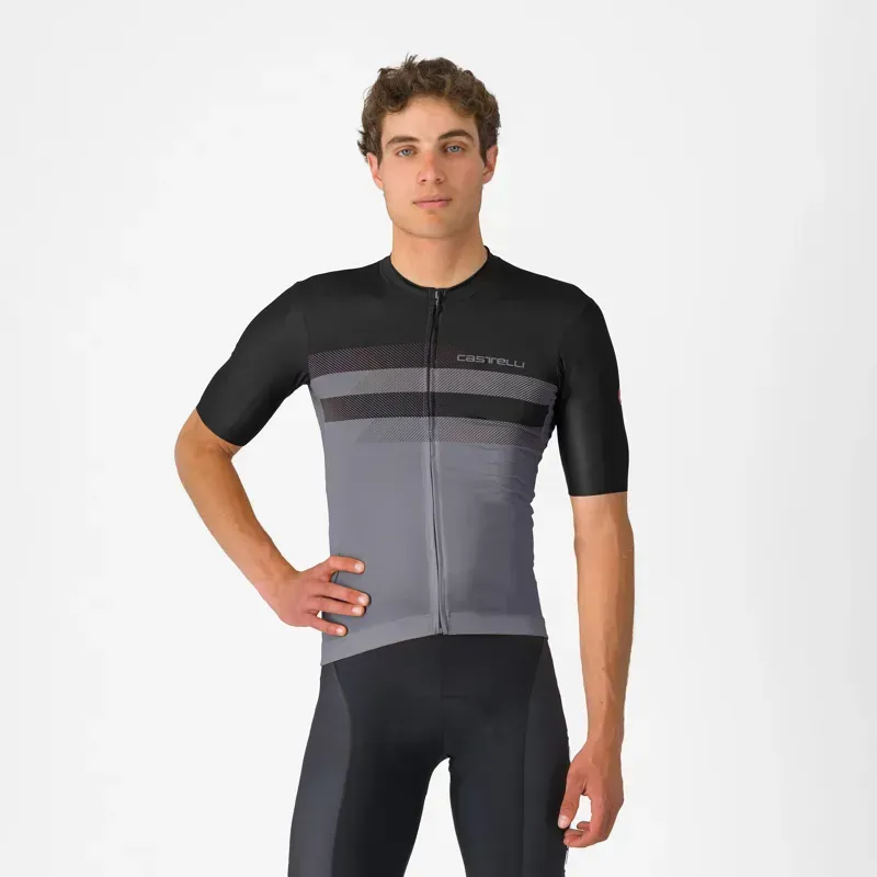 Castelli Simbolo Jersey / Smoky Grey/Black x-small