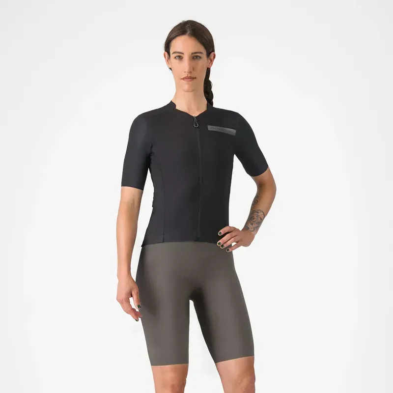 Castelli Premio Evo DT Women's Bib Shorts in Smoky Grey