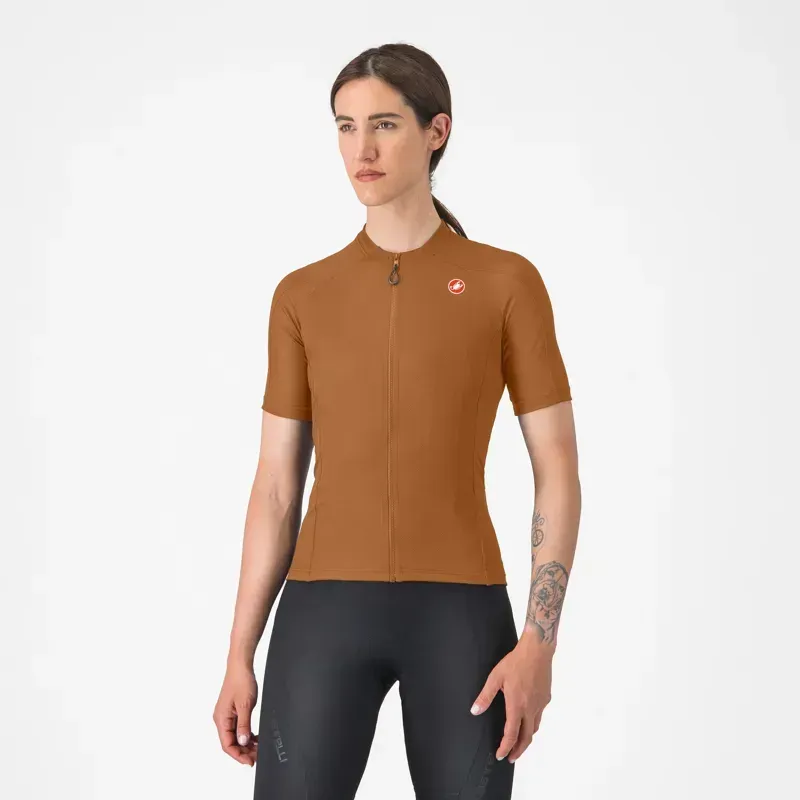 Castelli Libera 2 Women's Jersey in Toffee