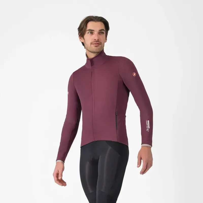 Castelli Alpha 150 Jacket in Bordeaux/Clay