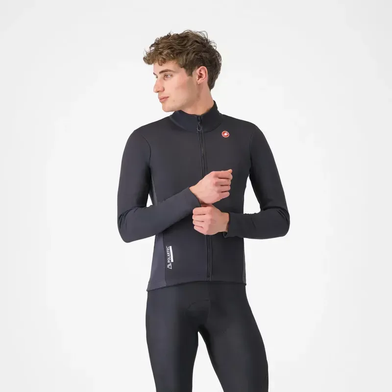 Castelli Entrata 2 Jacket in Light Black/Dark Grey