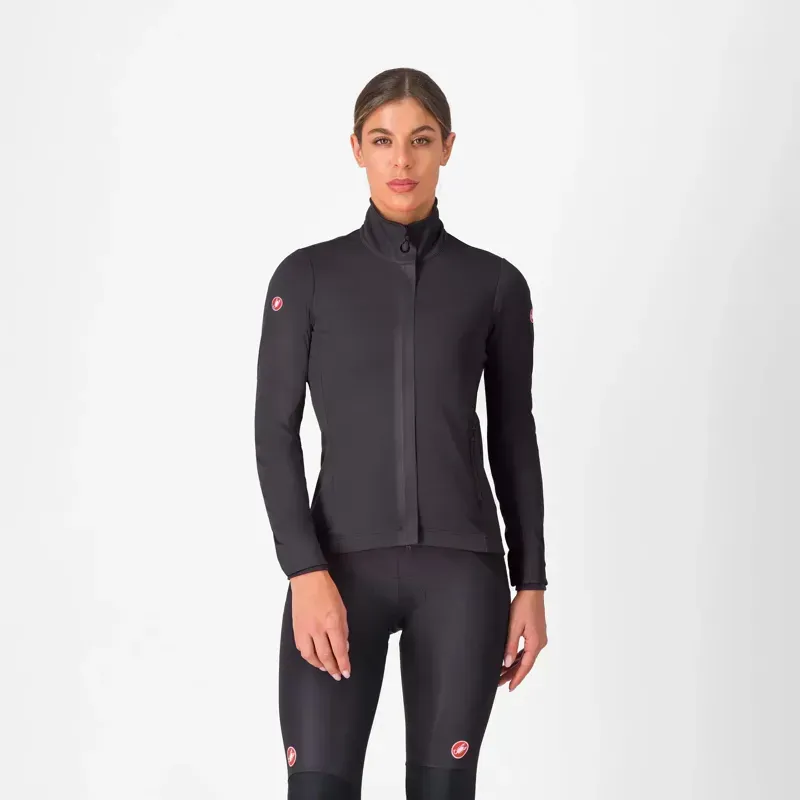 Castelli Alpha 150 Women's Jacket in Light Black/Black