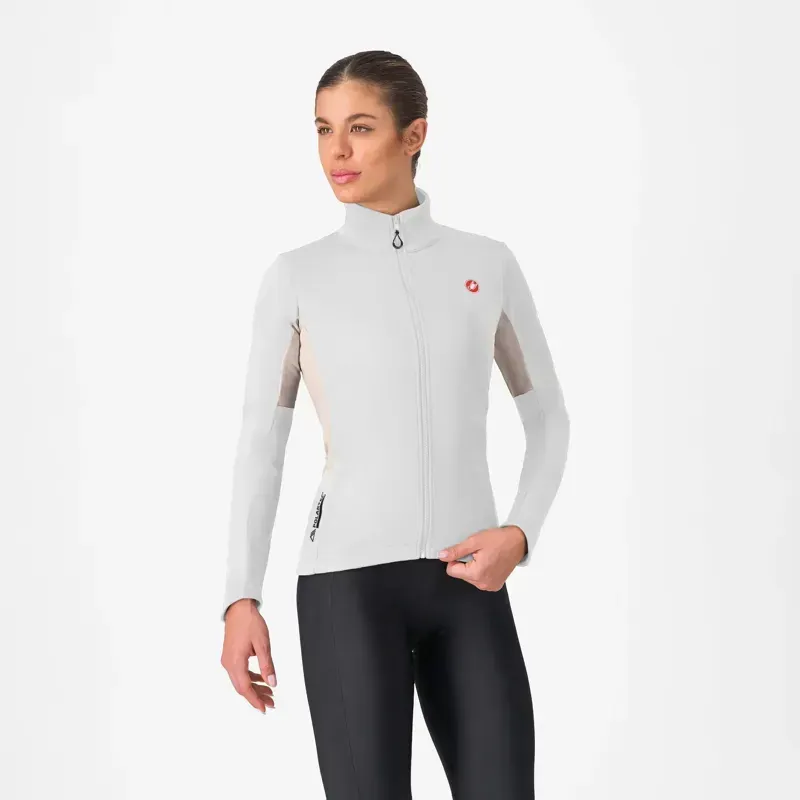 Castelli Entrata 2 Women's Jacket in Ivory/Silver Moon