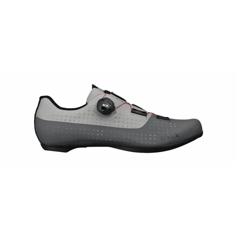 Fizik R4 Tempo Overcurve Road Shoes in Grey/Red 