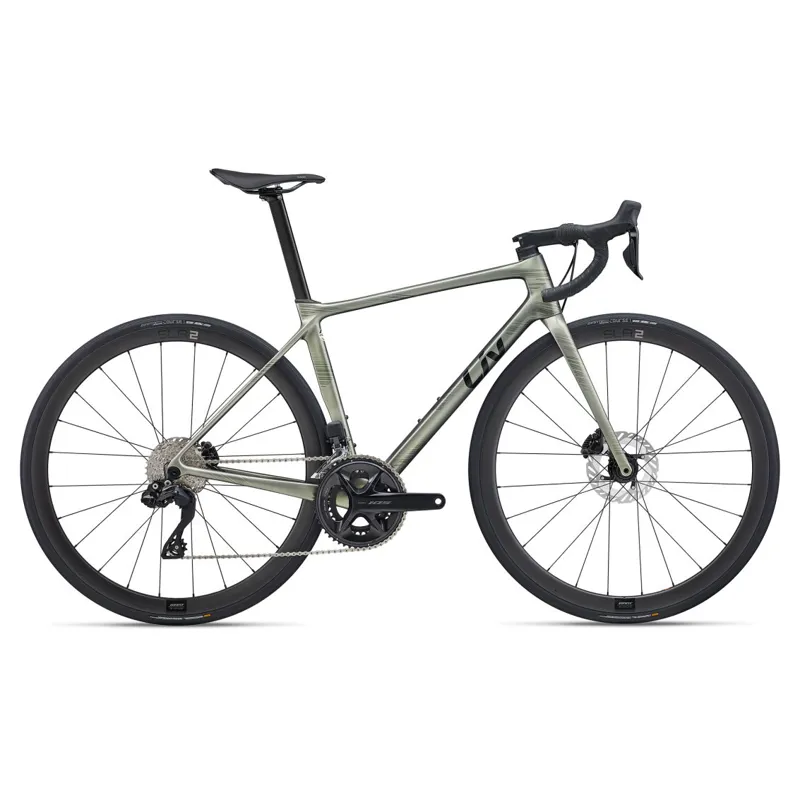 Liv Langma Advanced Pro Disc 1 Pro Compact Women s Road Bike in Golden Haze