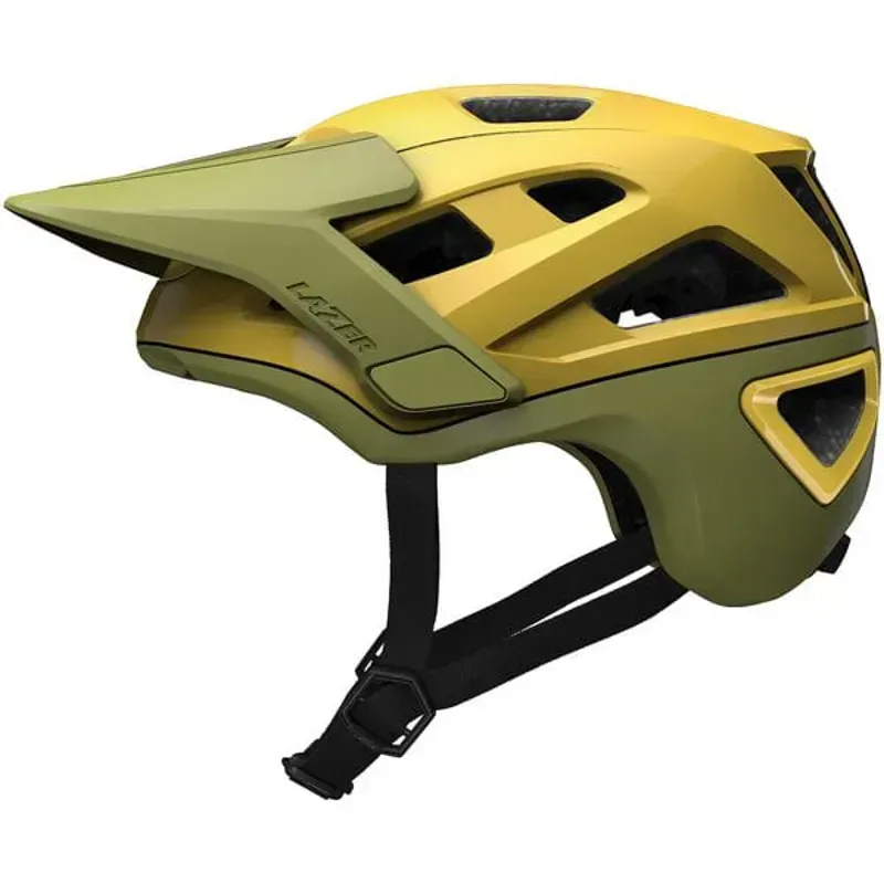 Lazer Jackal KinetiCore Helmet in Gold/Green-2