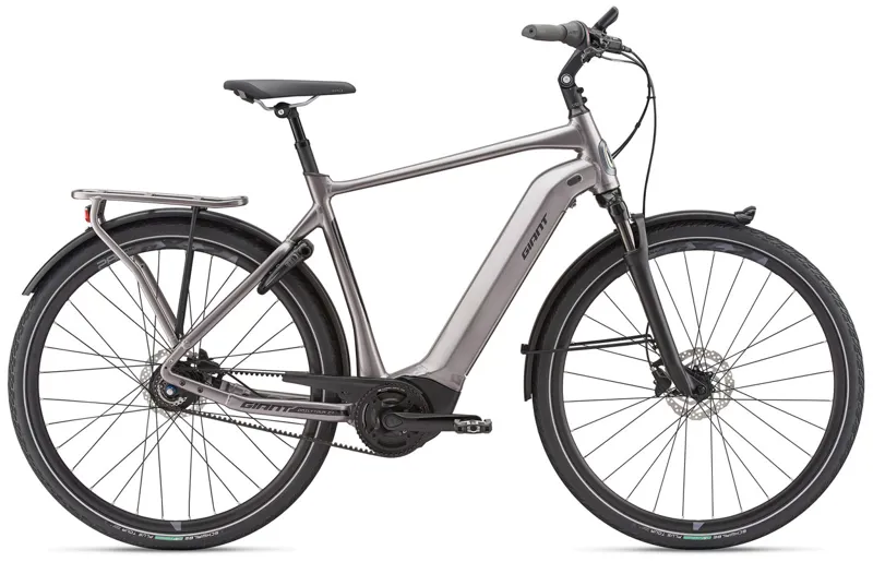 2019 Giant DailyTour E+ 25km Mens Electric Hybrid Bike in Grey