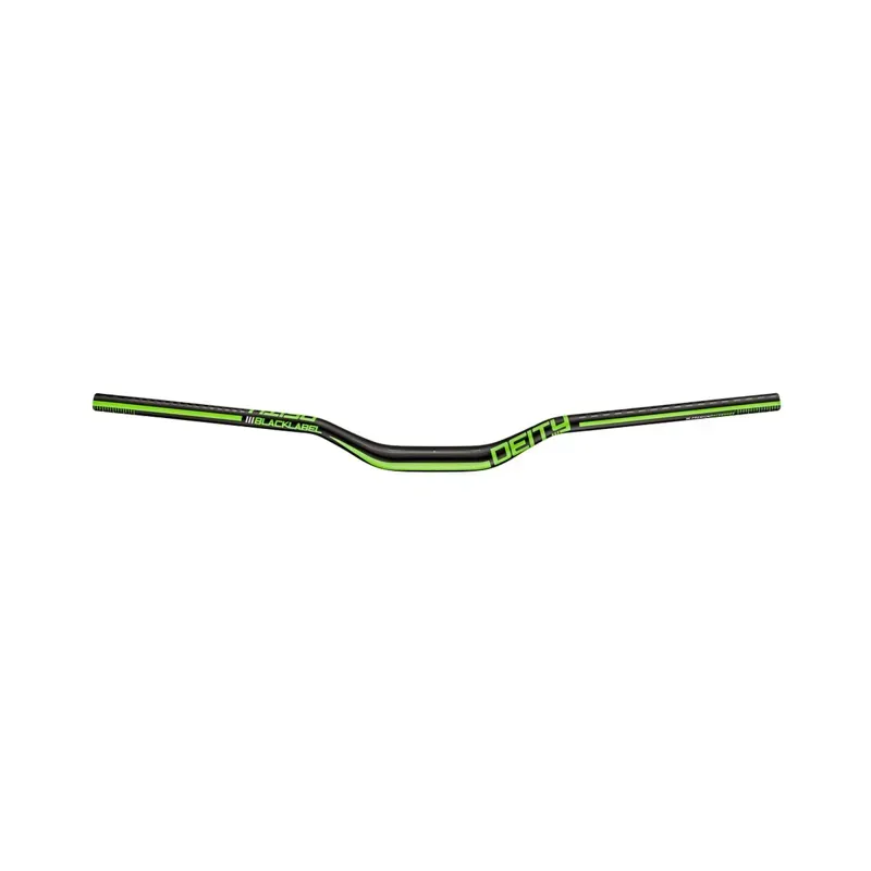 Deity Blacklabel 38mm Rise x 800mm Aluminium Handlebar in Green
