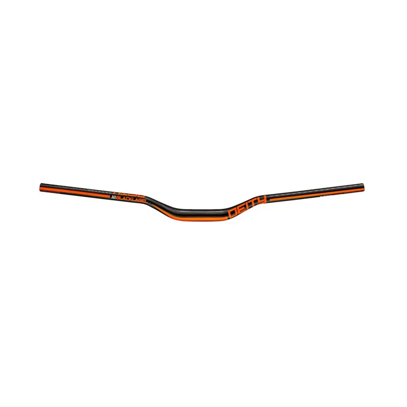 Deity Blacklabel 38mm Rise x 800mm Aluminium Handlebar in Orange