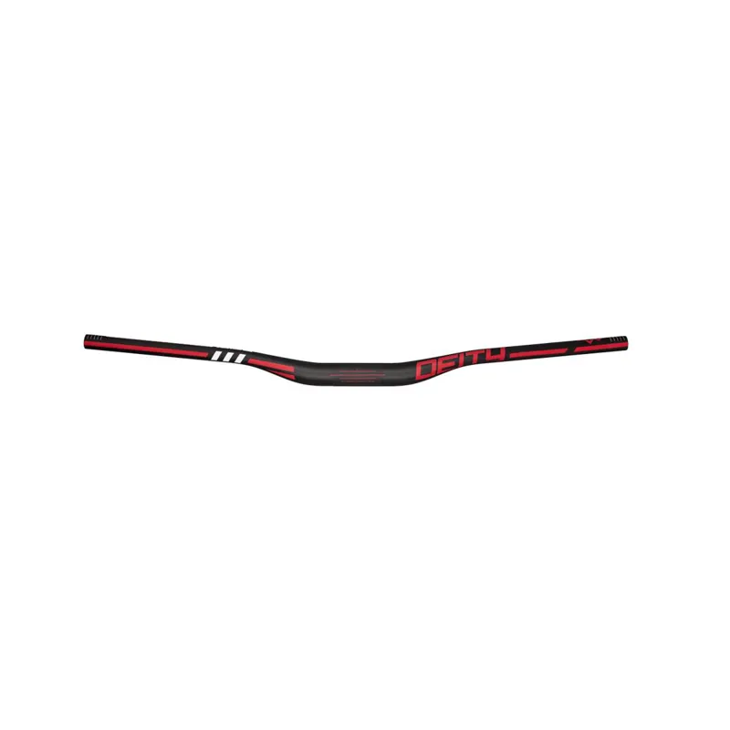 Deity Skywire 25mm Rise x 800mm Carbon Handlebar in Red