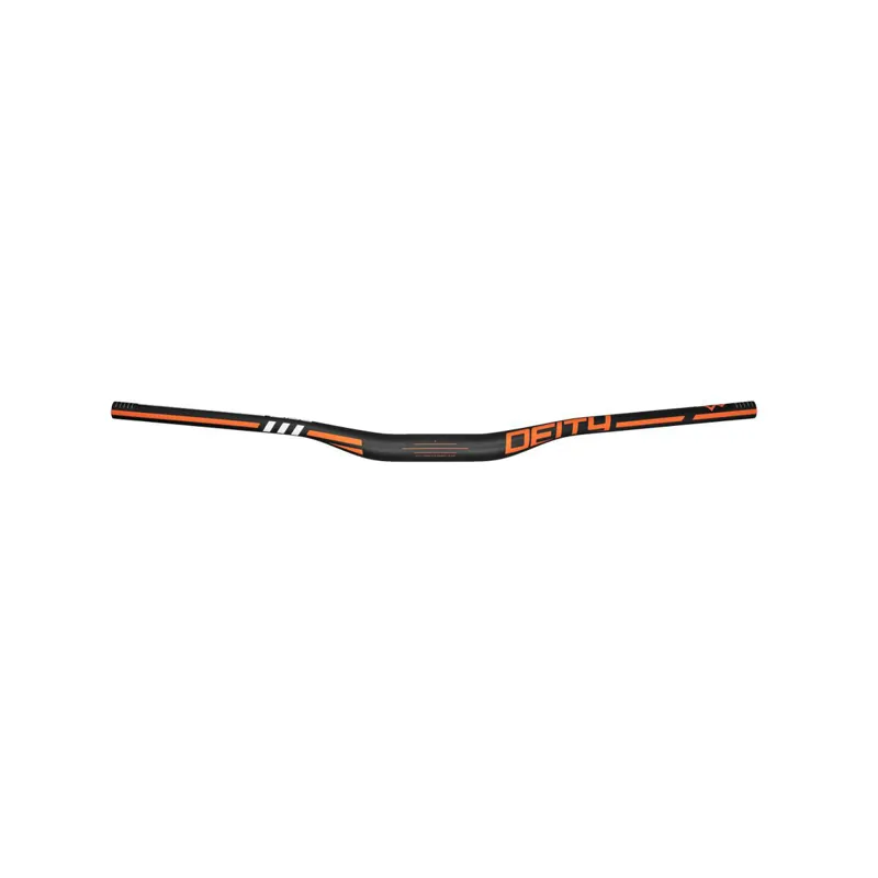 Deity Skywire 25mm Rise x 800mm Carbon Handlebar in Orange