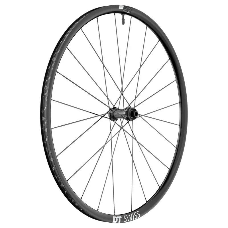 DT Swiss ER 1600 Spline 23mm RD 12x100c 700c Disc Front Wheel in Black