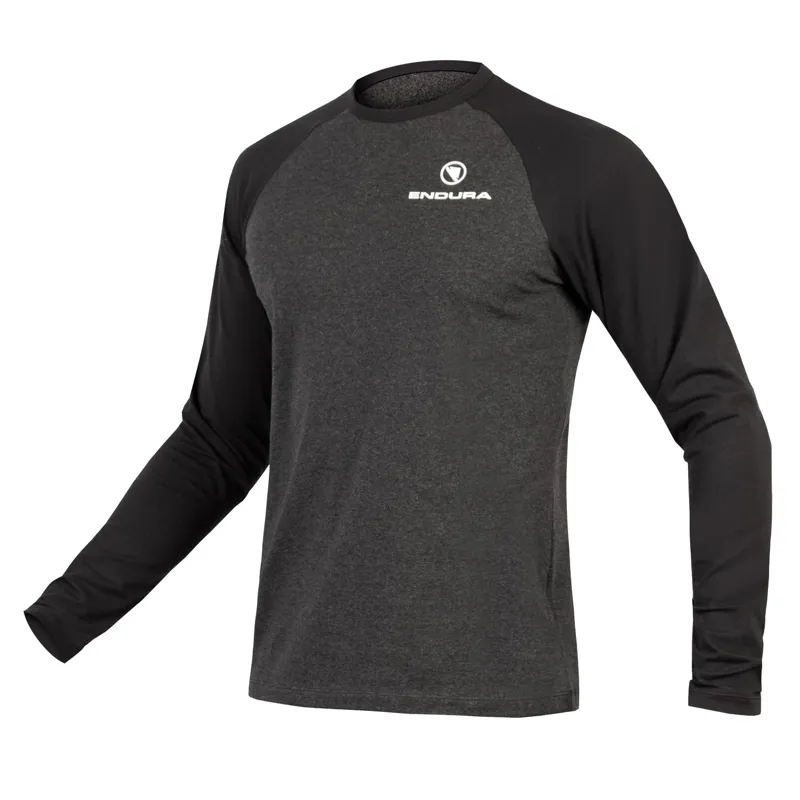Endura One Clan Raglan Long Sleeved Jersey in Grey