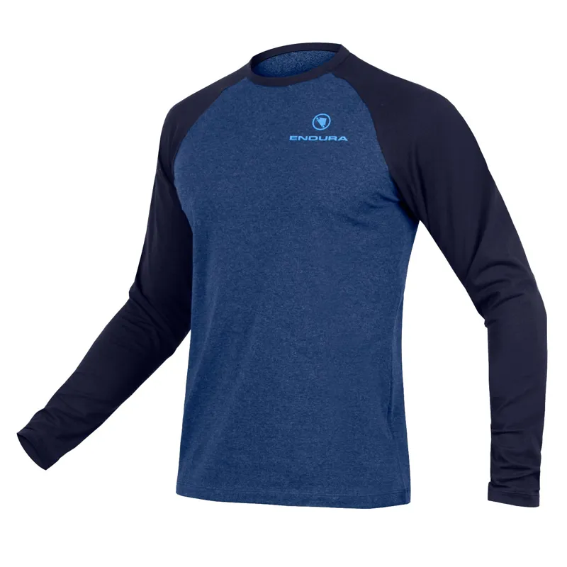 Endura One Clan Raglan Long Sleeved Jersey in Blue