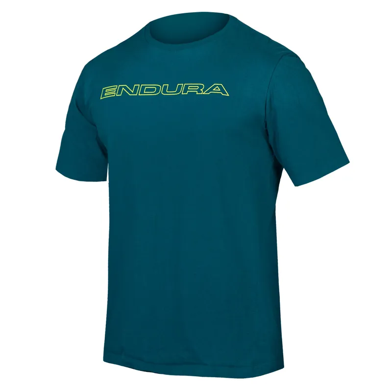 Endura One Clan Carbon Short Sleeved T-Shirt in Blue