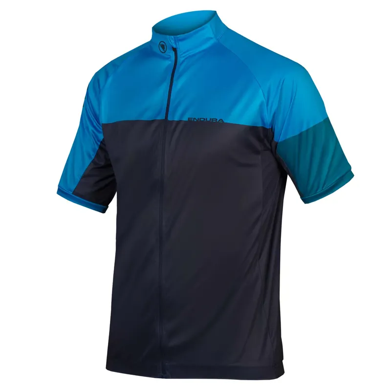 Endura Hyperon Short Sleeve Jersey in Blue