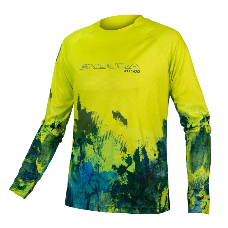 Endura MT500 Long Sleeve Enduro/DH Jersey in Green