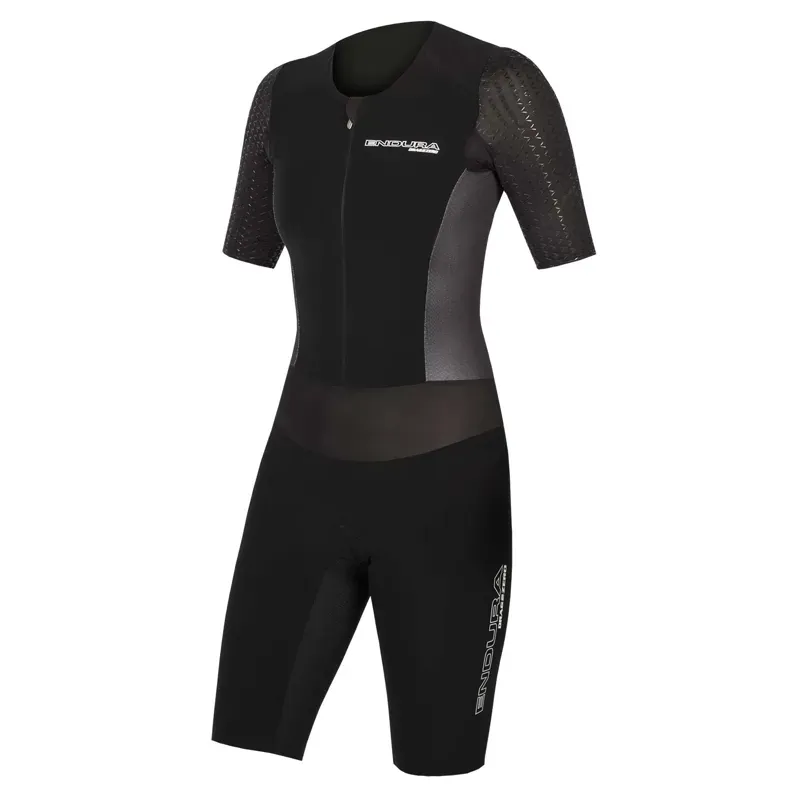 Endura QDC D2Z SST Short Sleeved Womens Tri Suit in Black
