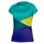 Endura SingleTrack Core Print Womens Short Sleeve Jersey in Blue