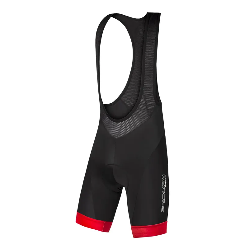 Endura FS260 Pro Mens Road Bib Shorts in Red