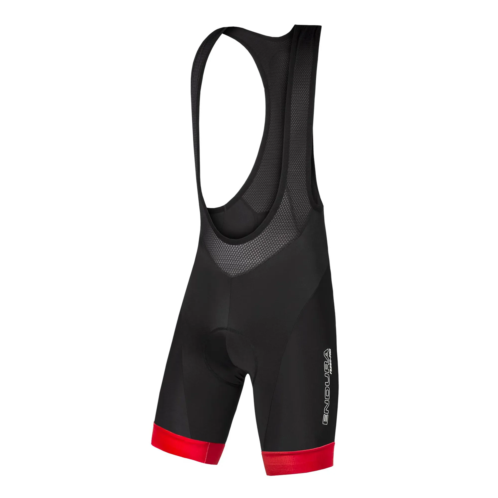 Endura FS260 Pro Mens Road Bib Shorts in Red