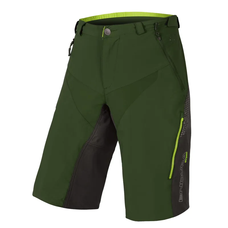 Endura MT500 Spray Baggy Shorts in Green
