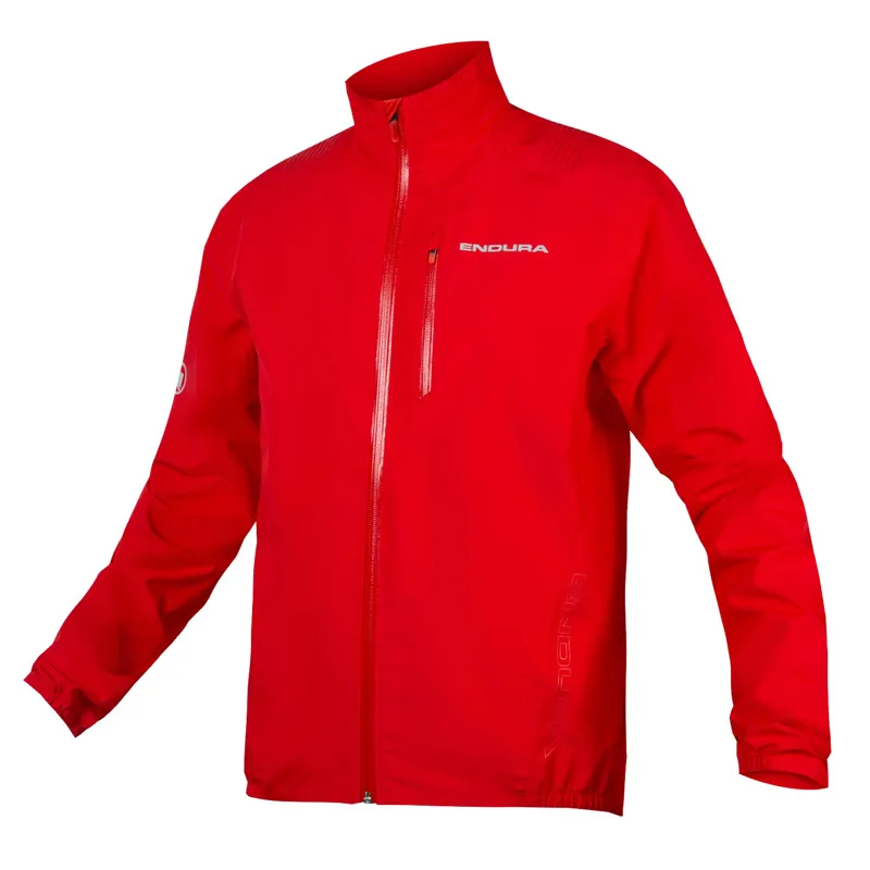 Endura Hummvee Lite Waterproof Jacket In Red