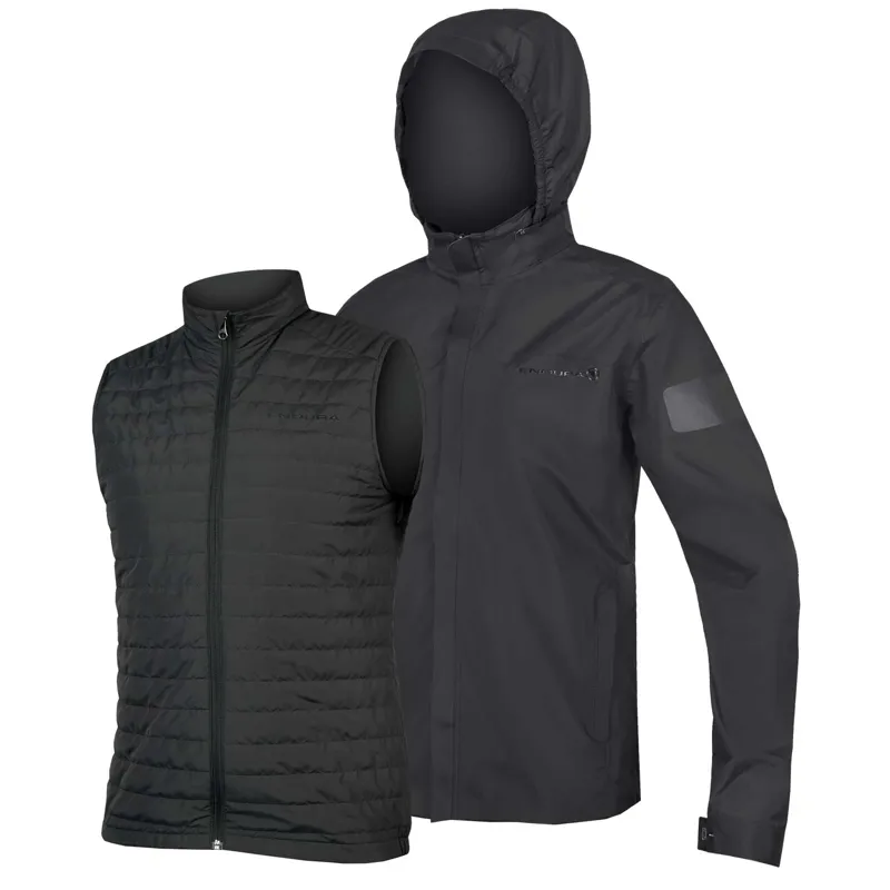 Endura Urban 3-in-1 Waterproof Jacket in Grey