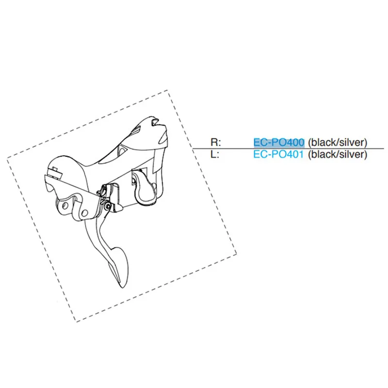 Campagnolo Potenza 11 Ergo Unit in Black