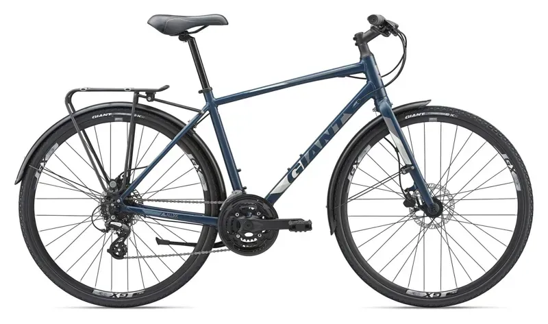 2019 Giant Escape City Disc Mens Hybrid Bike in Blue