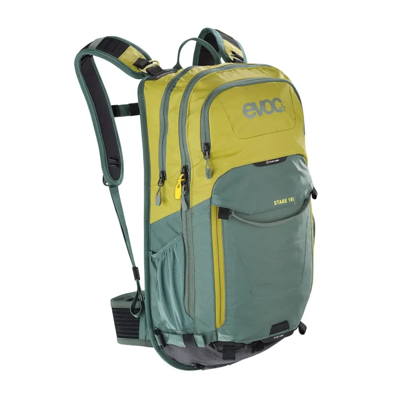 Evoc Stage 18 Litre Performance Backpack In Green