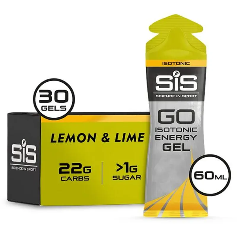 Science in Sport GO Isotonic 30 Pack Energy Gels in Lemon and Lime