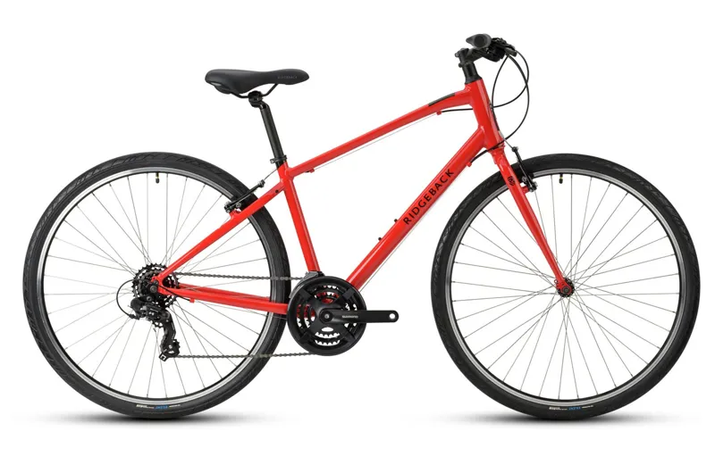 2021 Ridgeback Motion Hybrid Bike in Red