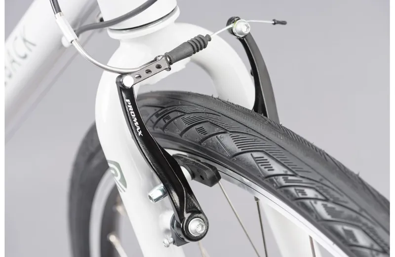 2021 Ridgeback Motion Open Frame Hybrid Bike in White-5