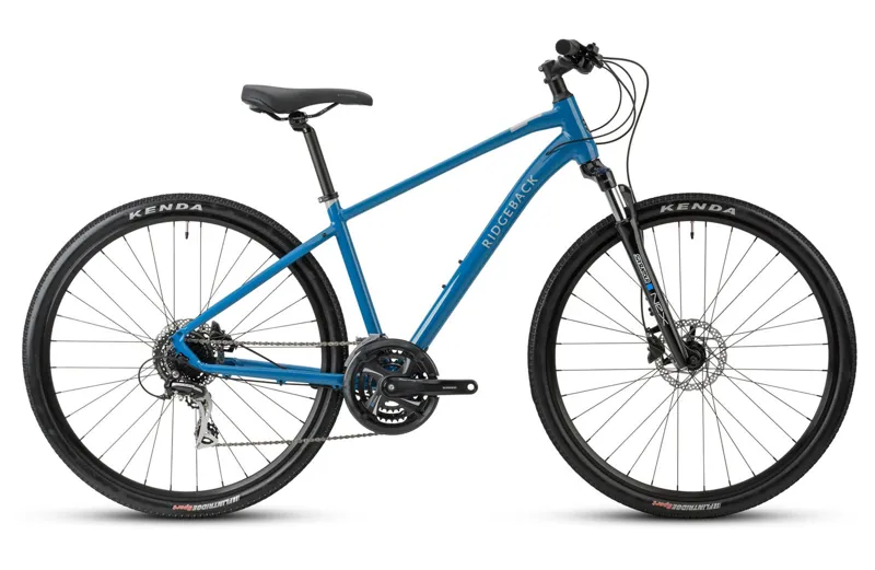 2021 Ridgeback Storm Hybrid Bike in Blue