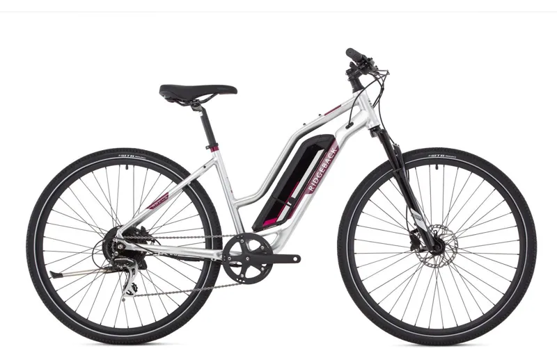 2021 Ridgeback Arcus 1 Open Frame Electric Bike in Silver 