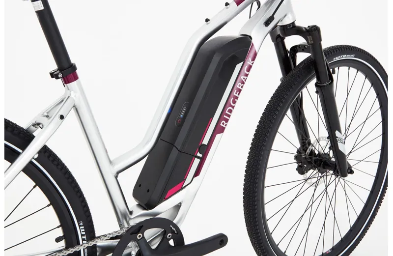 2021 Ridgeback Arcus 1 Open Frame Electric Bike in Silver -7