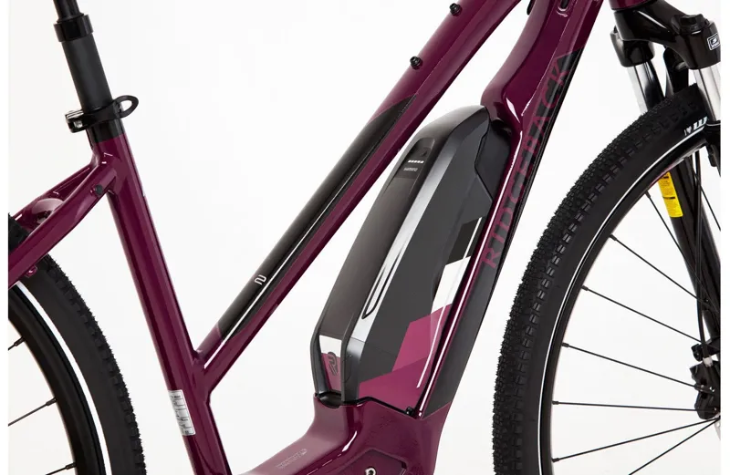 2021 Ridgeback X2 Open Frame Electric Hybrid Bike in Purple