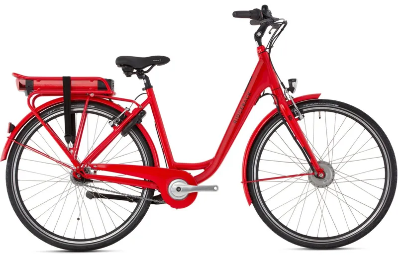 2021 Ridgeback Electron Electric Hybrid Bike in Red