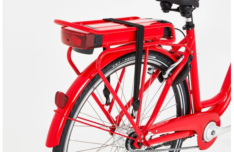 2021 Ridgeback Electron Electric Hybrid Bike in Red-6